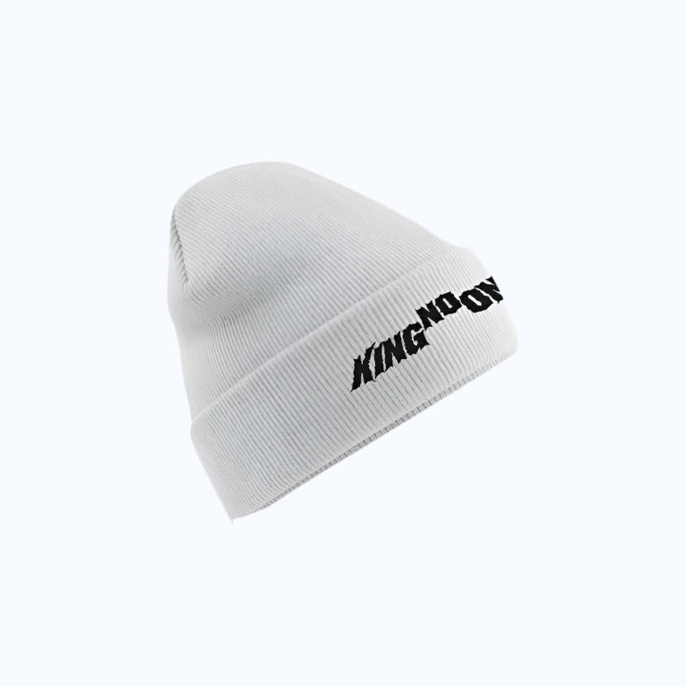 ANGST LOGO WHITE BEANIE