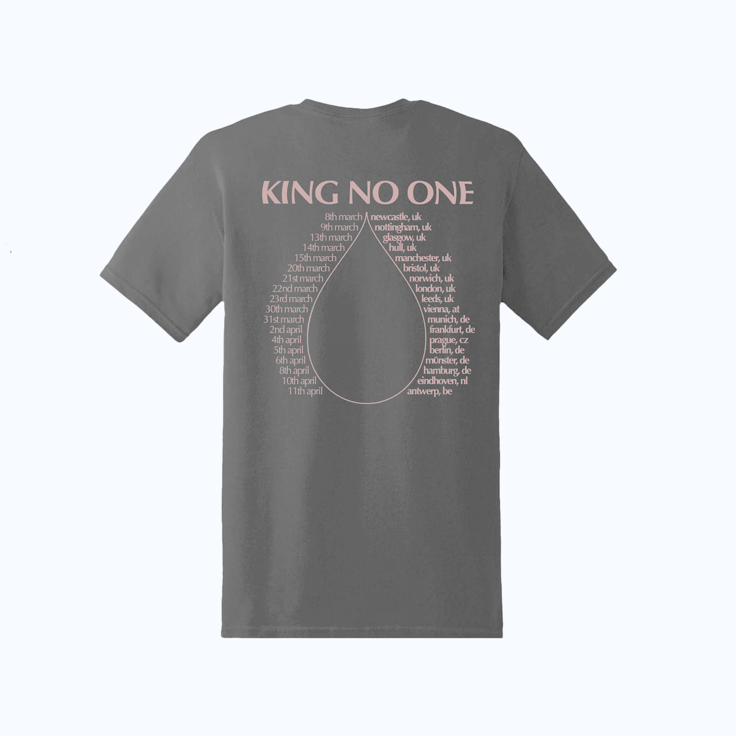 SPRING 2024 GREY TOUR T-SHIRT